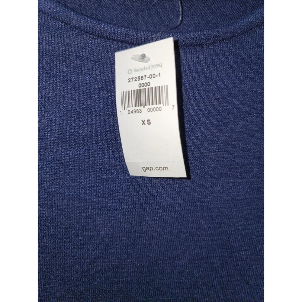 Gap Dress Women's XS‎ Navy Blue Short Sleeve Stretch Size Extra Small NWT